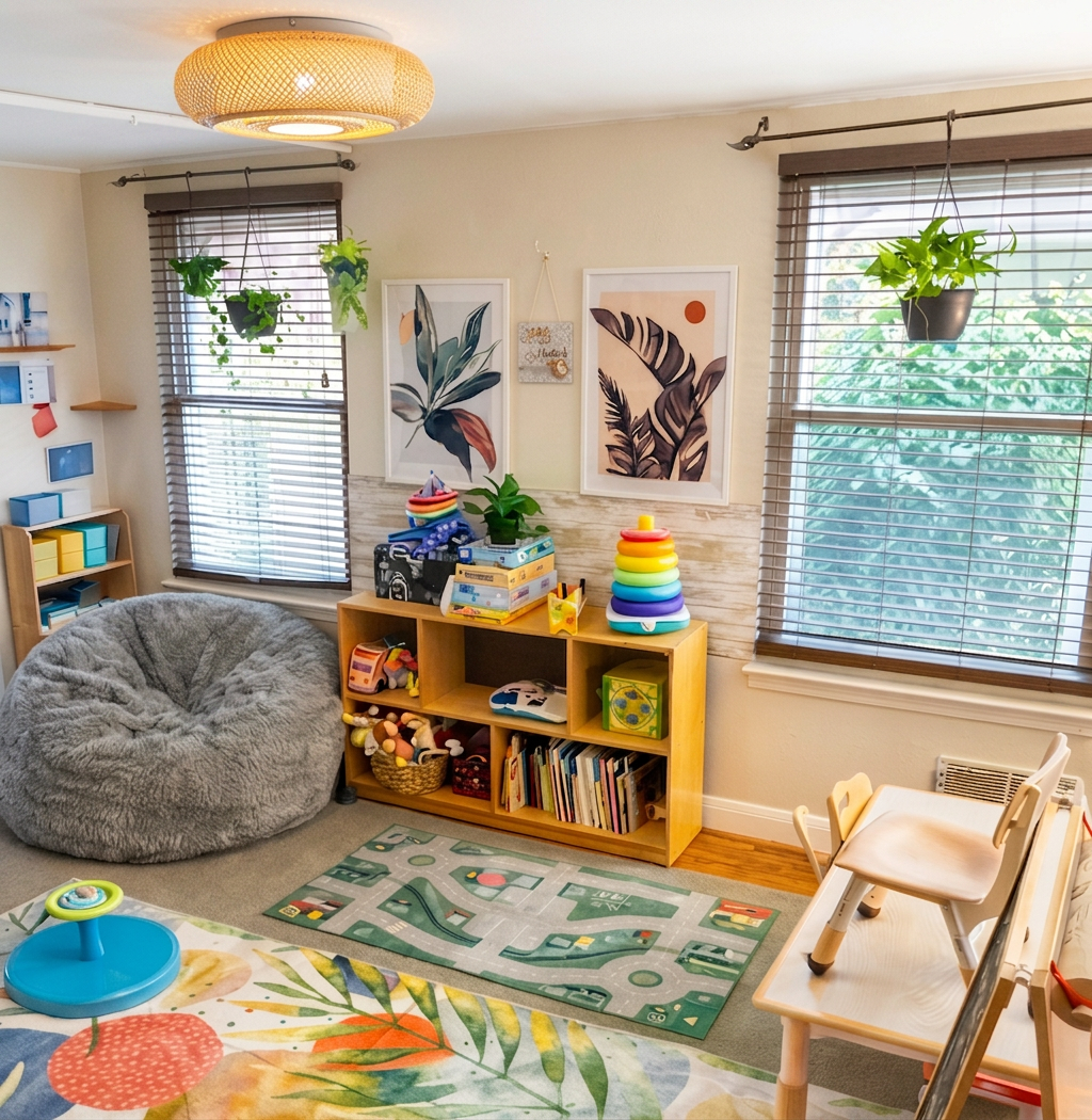 Reading corner at Ummie’s Daycare